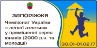 Чемпіонат України з легкої атлетики у приміщенні серед юнаків (2000 р.н. та молодші)