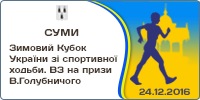 Winter National Cup Race Walking. National Competitions Race Walking in honour V.Holubnycheho